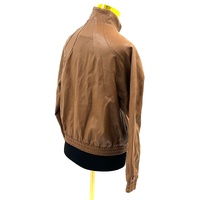 Adidas Originals Adicolor Trefoil Faux Leather Jacket Ladies Wild Brown II6102