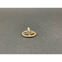 Ladies 9ct Yellow Gold Round Tree of Life Pendant