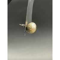 Ladies 18ct Yellow Gold Ball Stud Earrings