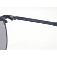 Calvin Klein Matte Black Solid Smoke Mens Sunglasses CK20123S 001 55