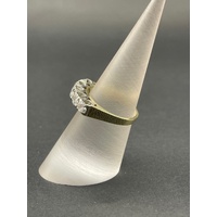 Ladies 18ct Yellow Gold Diamond Ring
