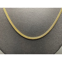 Unisex 18ct Yellow Gold Curb Link Necklace
