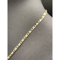 Ladies 18ct Yellow Gold Mariner Link Necklace