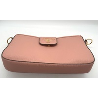 US Polo ASSN Ladies Pink Crossbody Handbag with Detachable Shoulder Strap