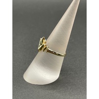 Ladies 9ct Yellow Gold Pattern Ring