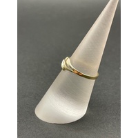 Ladies 9ct Yellow Gold Pattern Ring