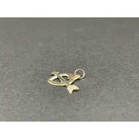 Ladies 9ct Yellow Gold Heart and Arrow Pendant