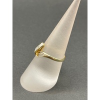 Ladies 9ct Yellow Gold Diamond Ring