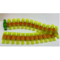 Rare Sonic Green Nerf Gun Vulcan EBF-25 with N-Strike Bullet Holder