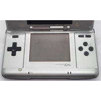 Nintendo DS Silver Handheld Game Console with Dual Screens UNTESTED