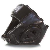 Punch Equipment AAA Grade Boxing Headgear Size Large Black