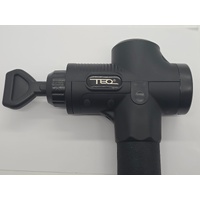 TEQ Rechargeable Massage Gun Black with Attachments and Carry Case