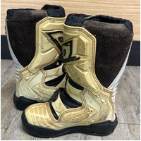O'Neal Junior OMS50 Youth Motorcycle MX Boots Yellow Black White Size Youth