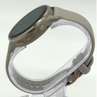 Garmin Venu 3S GPS WiFi Gold Steel Bezel French Grey Case Silicone Band Watch