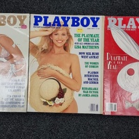 Vintage Playboy Magazine Collection May 1979 June 1989 June 1991 June 1996