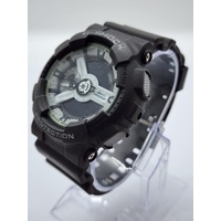 Casio G-Shock GA-110HD Hidden Glow Analog Digital Resin Band 200m WR Mens Watch