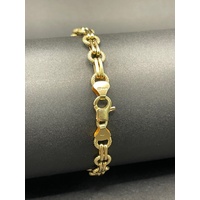 Ladies 9ct Yellow Gold Fancy Link Bracelet