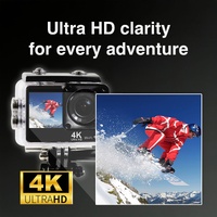 Navig8r Trek 4K UHD Dual Screen Action Camera Black 30m Waterproof