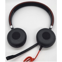 Jabra HSC017 Wired Stereo Headset with USB In-Line Controls and Mic Black