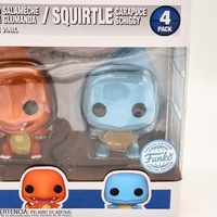 Funko Pop! Games Pokémon Pikachu Bulbasaur Charmander and Squirtle 4 Pack Figure
