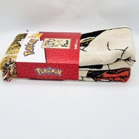 Pokémon Anime Pikachu and Paldea Starters Woven Blanket 110cm x 140cm