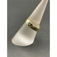 Unisex 9ct Yellow Gold Plain Band Ring