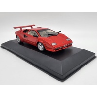 IXO Models Lamborghini Countach LP 500S 1:43 Scale Red Diecast Car