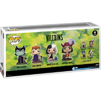 Funko Pop! Disney Villains Glow in the Dark 4 Pack Exclusive Vinyl Figures