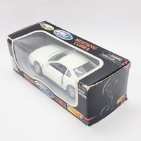 Ford Mustang Cobra 1:32 Diecast Car Model White Open Door Collectible
