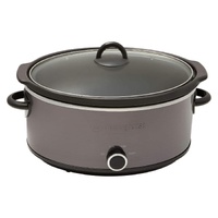 Westinghouse 6.5L Electric Slow Cooker Black Stainless Steel WHSC08KS