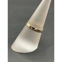 Ladies 9ct Yellow Gold 3 Stone Diamond Ring