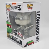 Funko Pop! Comics TMNT Leonardo #32 Black and White Chase Exclusive Vinyl Figure