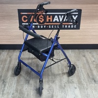 Care Quip Foldable 4 Wheeled Mobility Walker 130kg Capacity