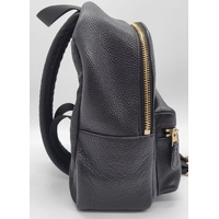 Coach Mini Charlie Backpack Black Pebble Leather