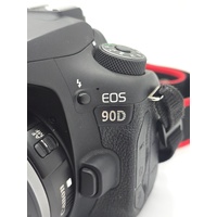 Canon EOS 90D DSLR Camera DS126801 with EFS 18-55mm Lens and Charger