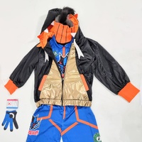 Pokemon Raihan Trainer Costume Set with Wig Shoes Top Jacket and Bottom