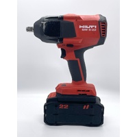 Hilti SIW 8-22 1/2 Drive Cordless Impact Wrench Skin with 2 x 7.9Ah Batteries