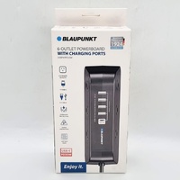 Blaupunkt 6 Outlet Powerboard with Charging Ports COBP6PPD30W