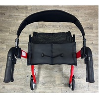 Hero Medical Outdoor Lite Aluminium Seat Walker Red