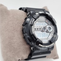 Casio G-Shock GD-100BW Digital Mens Black Watch 200m Water Resistant Shockproof