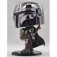 Funko Pop! Star Wars 380 The Mandalorian with The Child 10 Inch Vinyl Figure