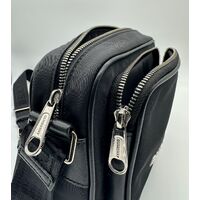 Burberry Men's Paddy Nylon Shoulder Crossbody Bag Black with Original Receipt