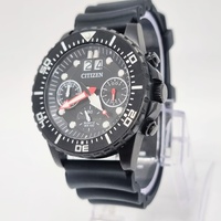 Citizen Chronograph Quartz Analog Black Dial Watch with Date Display AI7005-12E