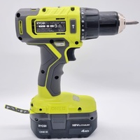 Ryobi 18V ONE+ Hammer Drill RPD18 with 4.0Ah 2.0Ah Batteries and 7pc Drill Bits