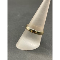 Mens 9ct Yellow Gold Wedding Plain Band Ring