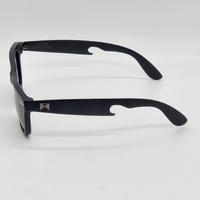 William Painter The Hook Sunglasses with Matte Black Frame and Lenses