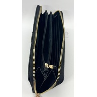 Guess Black Cresidia Large Zip Around Wallet PG934 with Tag