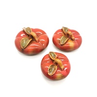 Apple Décor Collection S/3 Canister Set 3 Piece Ceramic Storage Jars