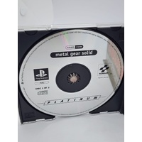 Metal Gear Solid PlayStation 1 Tactical Espionage Action Video Game