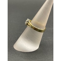 Ladies 18ct Yellow Gold Diamond Cluster Ring